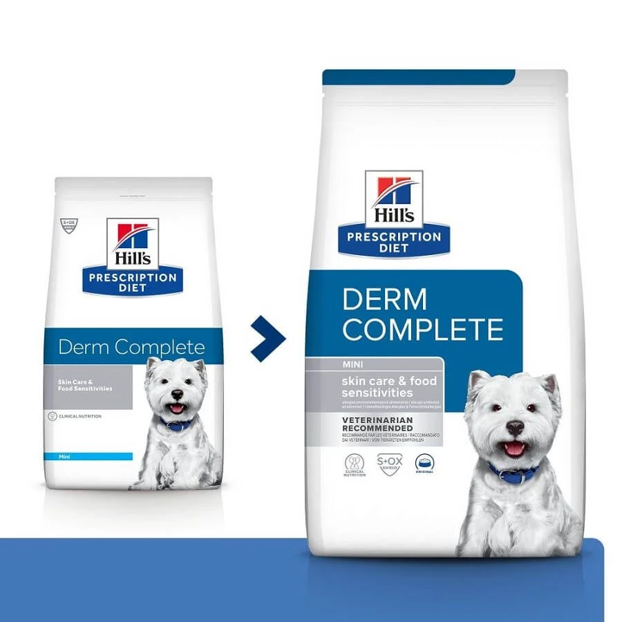 Hill's Prescription Diet Canine Derm Complete Mini 6 kg Hill's Prescription Diet Canine Derm Complete Mini 6 Kg -Animaux Fourniture Magasin 52742038797 0 prescription diet chien derm complete mini croquettes 1