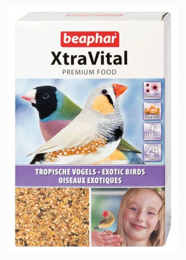 Beaphar XtraVital oiseaux exotiques 500 g Beaphar XtraVital Oiseaux Exotiques 500 G -Animaux Fourniture Magasin beaphar xtravital oiseaux exotiques 500 g