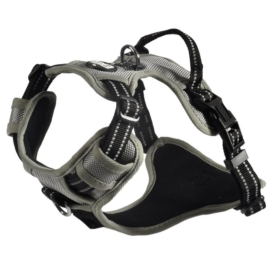 Bobby Harnais Rando Walk Gris pour Chien M Bobby Harnais Rando Walk Gris Pour Chien M -Animaux Fourniture Magasin bobby harnais rando walk gris pour chien m