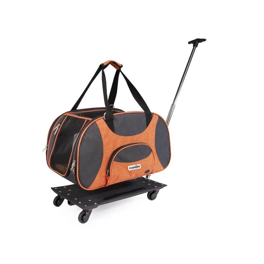 Camon sac de transport avec roulettes 53 x 31 x 31 cm Camon Sac De Transport Avec Roulettes 53 X 31 X 31 Cm -Animaux Fourniture Magasin camon sac de transport avec roulettes 53 x 31 x 31 cm 3