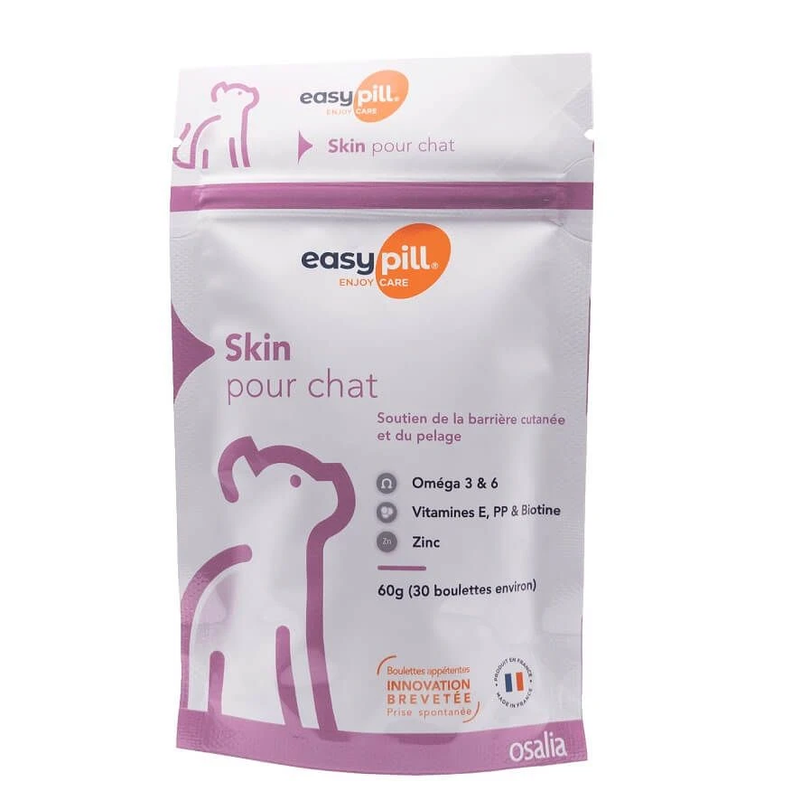 Easypill Skin Confort Cutané Chat 30 x 2 g Easypill Skin Confort Cutané Chat 30 X 2 G -Animaux Fourniture Magasin easypill skin confort cutane chat 30 x 2 g