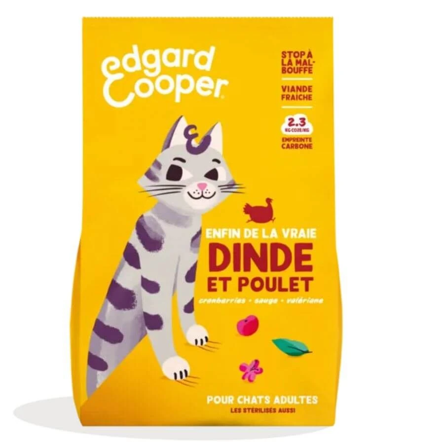 Edgard & Cooper Dinde & Poulet Chat 2 kg Edgard & Cooper Dinde & Poulet Chat 2 Kg -Animaux Fourniture Magasin edgard cooper dinde poulet chat 2 kg