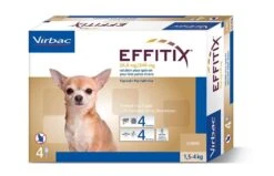 Effitix Spot On Très Petit Chien 1.5 - 4 Kg 24 Pipettes