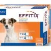 Effitix Spot On Petit Chien 4 - 10 Kg 4 Pipettes