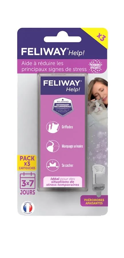 Feliway Help Pack 3 cartouches 7 jours Feliway Help Pack 3 Cartouches 7 Jours -Animaux Fourniture Magasin feliway help pack 3 cartouches 7 jours