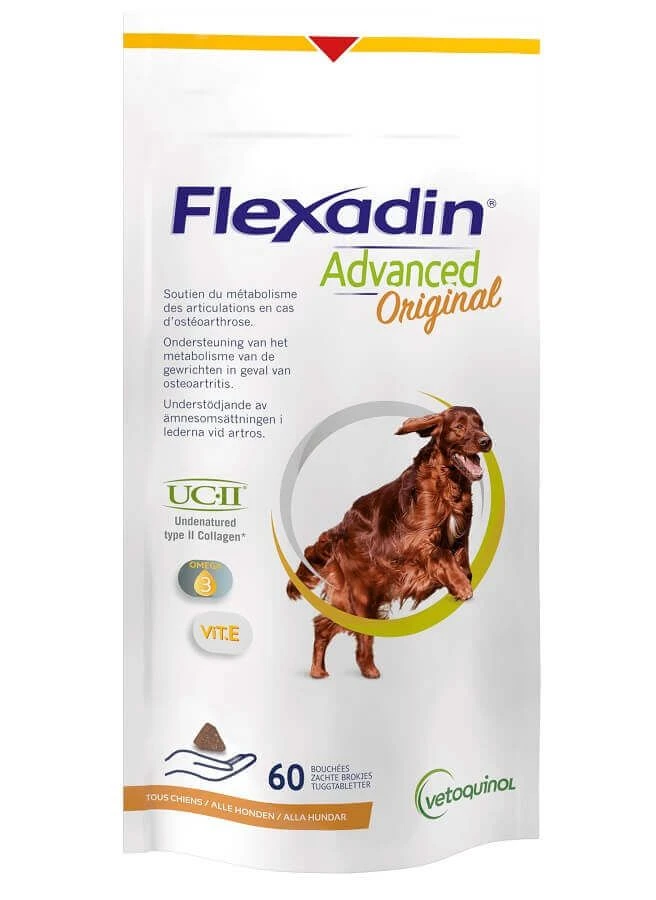 Flexadin Advanced Original Chew 60 Bouchées -Animaux Fourniture Magasin flexadin advanced original