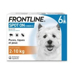 Frontline Spot On Chien De 2-10 Kg 6 Pipettes -Animaux Fourniture Magasin frontline spot on chien de 2 10 kg 6 pipettes