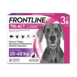 Frontline Tri Act Spot On Grand Chien 20 - 40 Kg 3 Pipettes