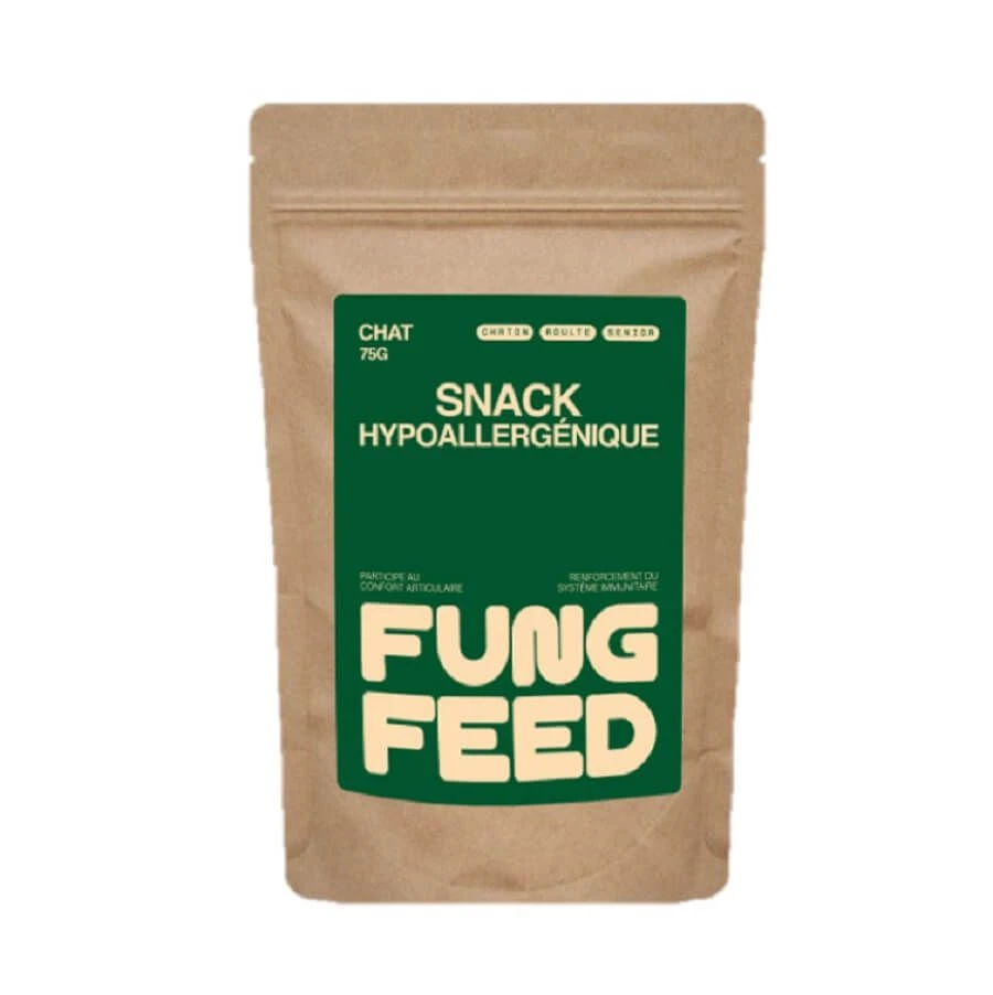 FUNGFEED snack hypoallergenic Chat 75 g FUNGFEED Snack Hypoallergenic Chat 75 G -Animaux Fourniture Magasin fungfeed snack hypoallergenique chat 75 g