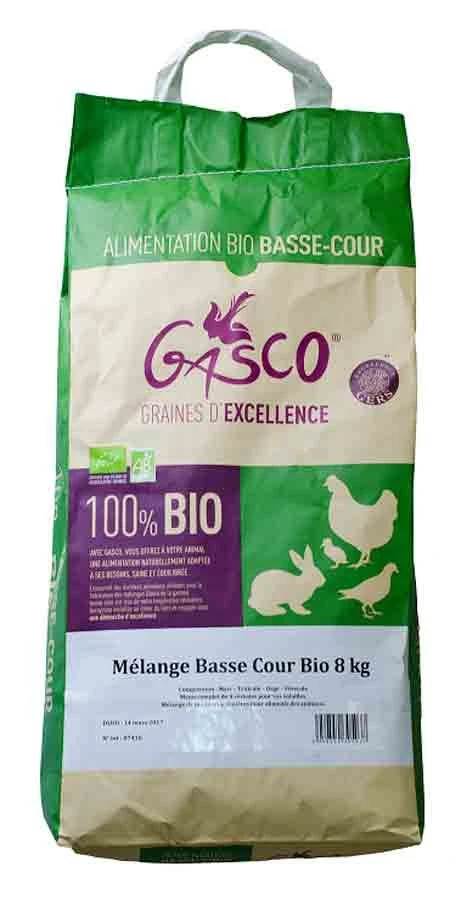 Gasco Blé Bio pour volaille et Basse-cour 8 kg Gasco Blé Bio Pour Volaille Et Basse-cour 8 Kg -Animaux Fourniture Magasin gasco ble bio pour volaille et basse cour 8 kg 1