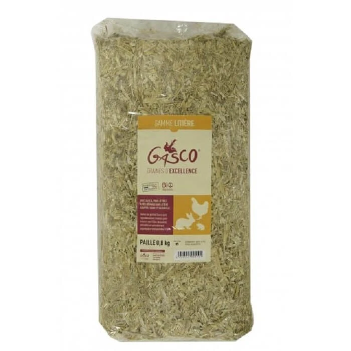 Gasco Litière Paille Naturelle Pour Rongeur Et Volaille 0.8 Kg -Animaux Fourniture Magasin gasco liti re paille naturelle pour rongeur et volaille 0.8 kg