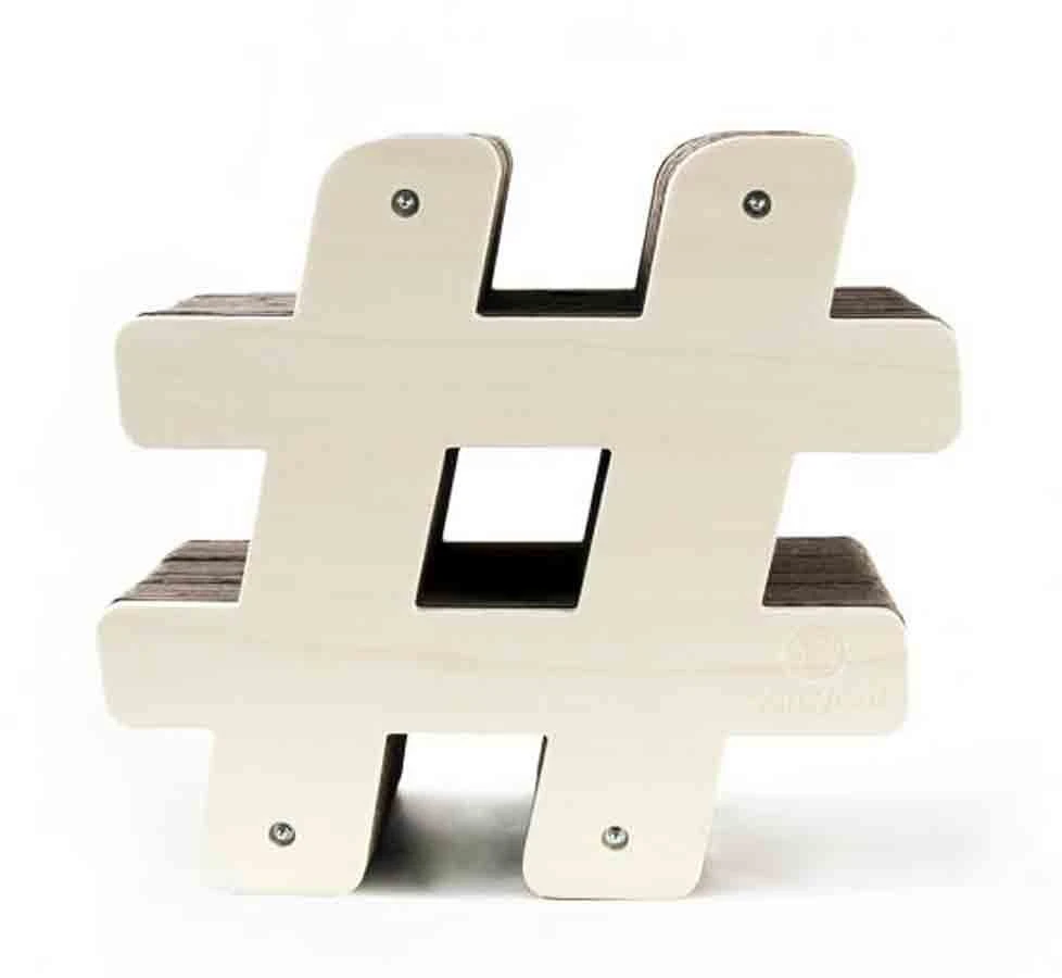 Homycat Griffoir pour chat symbole Hashtag - Destockage Homycat Griffoir Pour Chat Symbole Hashtag - Destockage -Animaux Fourniture Magasin homycat griffoir pour chat symbole hashtag