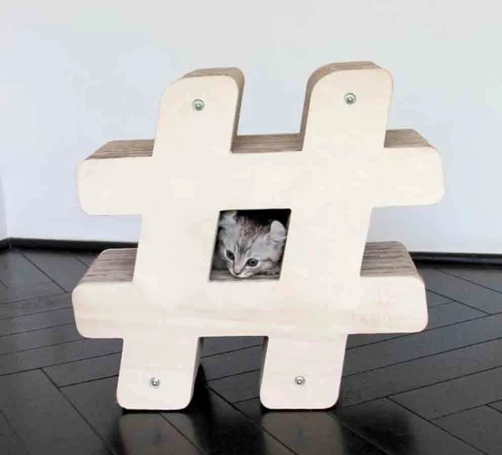 Homycat Griffoir pour chat symbole Hashtag - Destockage Homycat Griffoir Pour Chat Symbole Hashtag - Destockage -Animaux Fourniture Magasin homycat griffoir pour chat symbole hashtag2