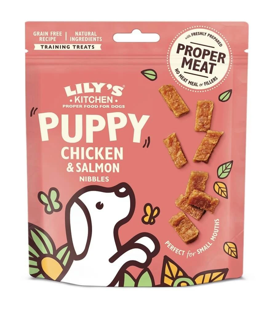 Lily's Kitchen Lily's Kitchen Bouchées Au Poulet Et Au Saumon Chiot 70 G -Animaux Fourniture Magasin lily s kitchen bouch es au poulet et au saumon pour chiot 70 g
