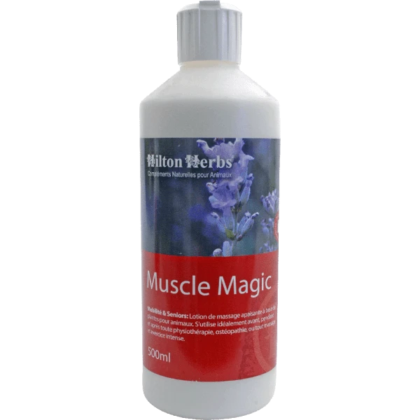Hilton Herbs Muscle Magic Muscles Cheval 250 ml Hilton Herbs Muscle Magic Muscles Cheval 250 Ml -Animaux Fourniture Magasin muscle magic 500ml 600x600 1