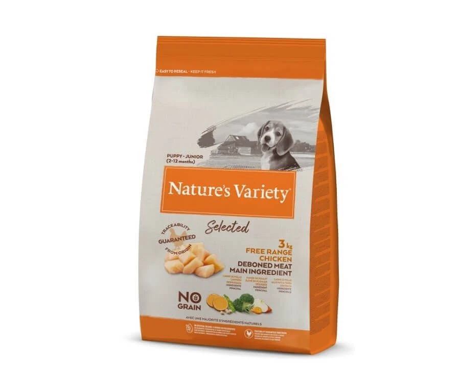 Nature's Variety Croquettes Selected Chien Junior sans céréales poulet 2 kg Nature's Variety Nature's Variety Croquettes Selected Chien Junior Sans Céréales Poulet 2 Kg -Animaux Fourniture Magasin natures variety selected junior poulet