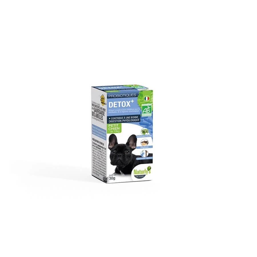 Naturlys Detox'plus Bio petit chien 30 g Naturlys Detox'plus Bio Petit Chien 30 G -Animaux Fourniture Magasin naturlys regul transit bio petit chien 32 g