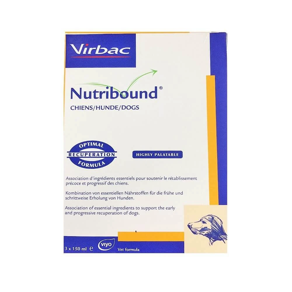 Nutribound Chien 3 x 150 ml Nutribound Chien 3 X 150 Ml -Animaux Fourniture Magasin nutribound dog 1