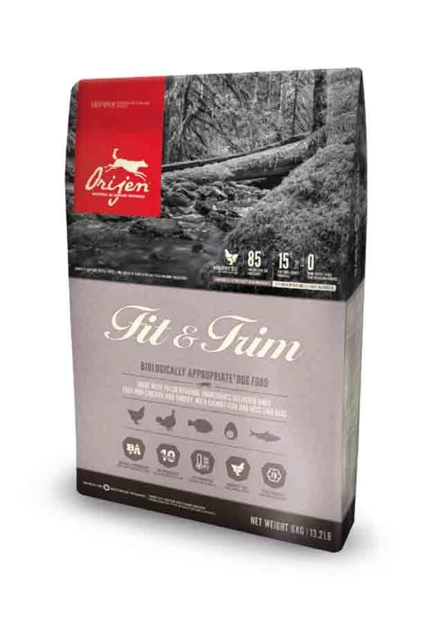 Orijen Fit & Trim Chien 11,4 kg Orijen Fit & Trim Chien 11,4 Kg -Animaux Fourniture Magasin orijen fit tream chien 11 4 kg