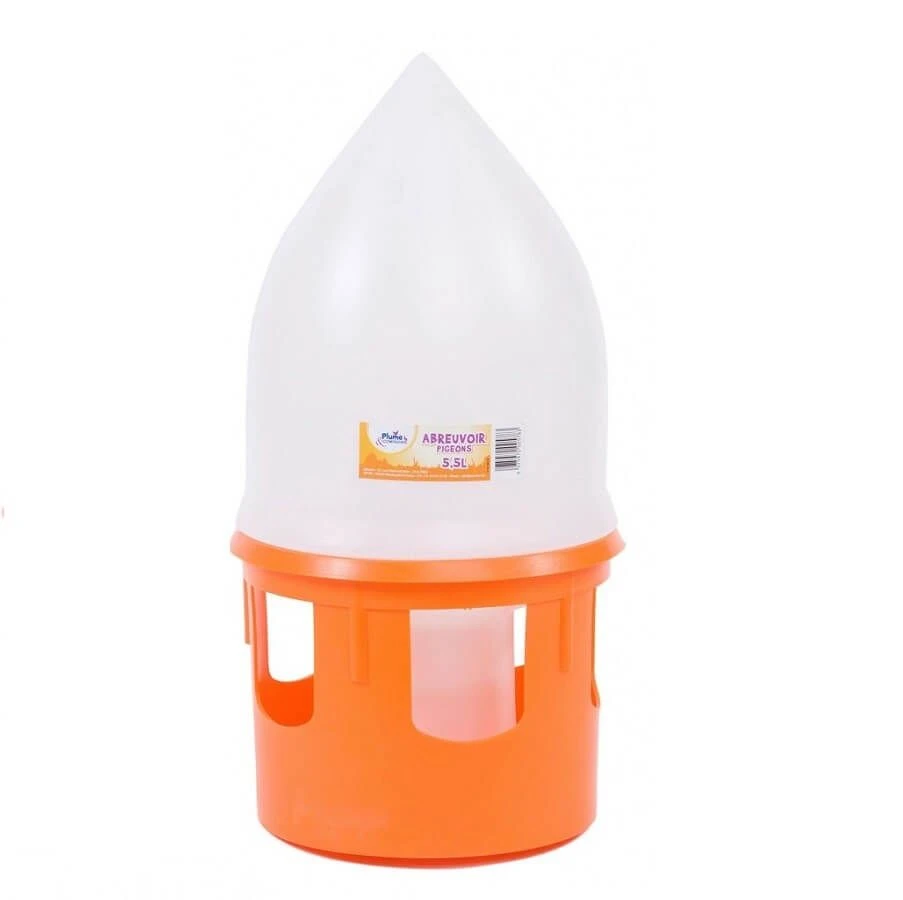 Plume & Compagnie Abreuvoir en plastique Pigeons 5,5 L Plume & Compagnie Abreuvoir En Plastique Pigeons 5,5 L -Animaux Fourniture Magasin plume compagnie abreuvoir en plastique pigeons 5 5 l