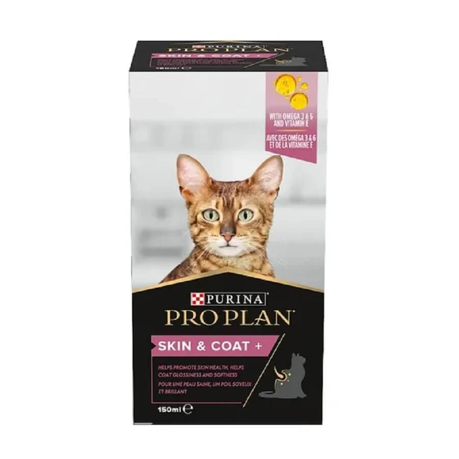 ProPlan Skin & Coat + chat 150 ml ProPlan Skin & Coat + Chat 150 Ml -Animaux Fourniture Magasin pro plan skin coat chat 150 ml