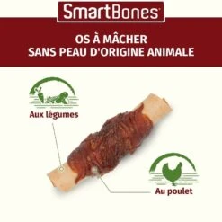 Smartbones Sticks Mini Wrap Au Poulet Pour Chien 9 Pcs -Animaux Fourniture Magasin smartbones sticks mini wrap au poulet 9 pcs 3