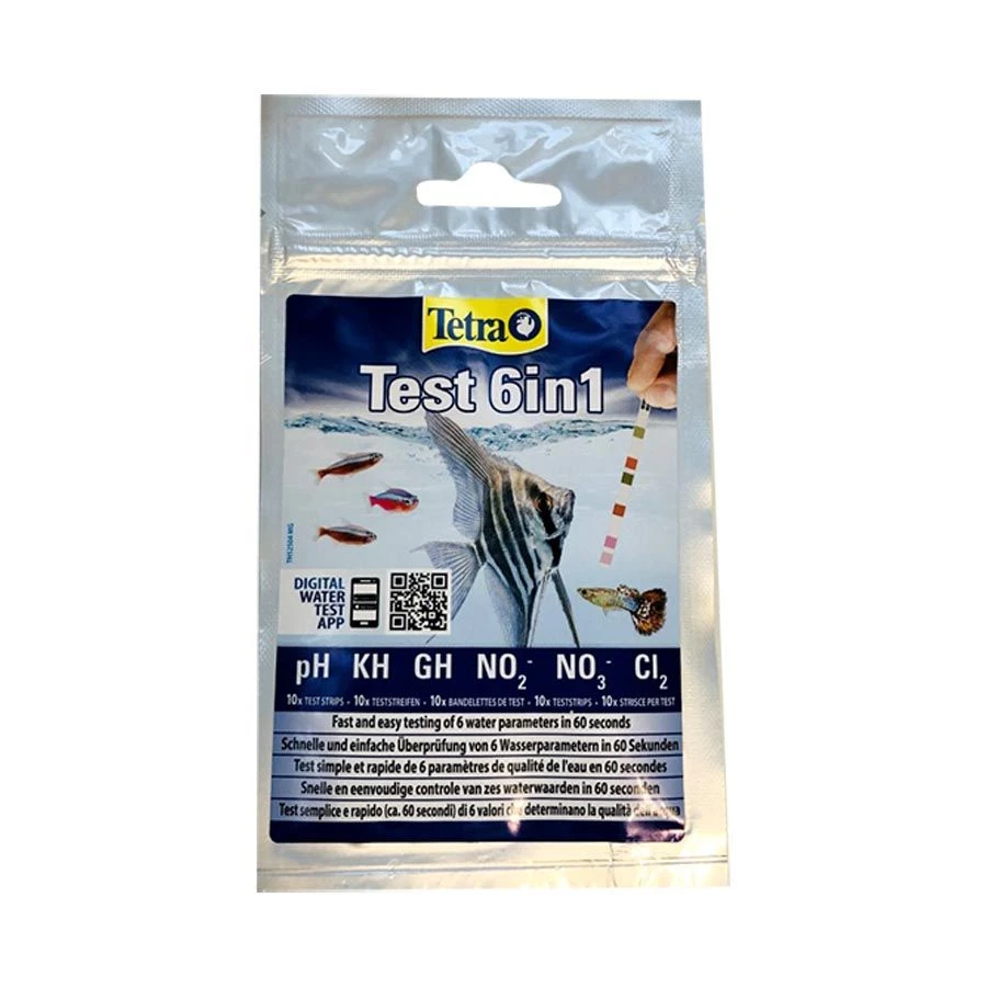 Tetra Test Bandes 6 en 1 x10 Tetra Test Bandes 6 En 1 X10 -Animaux Fourniture Magasin