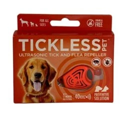 Tickless Pet Orange à Pile