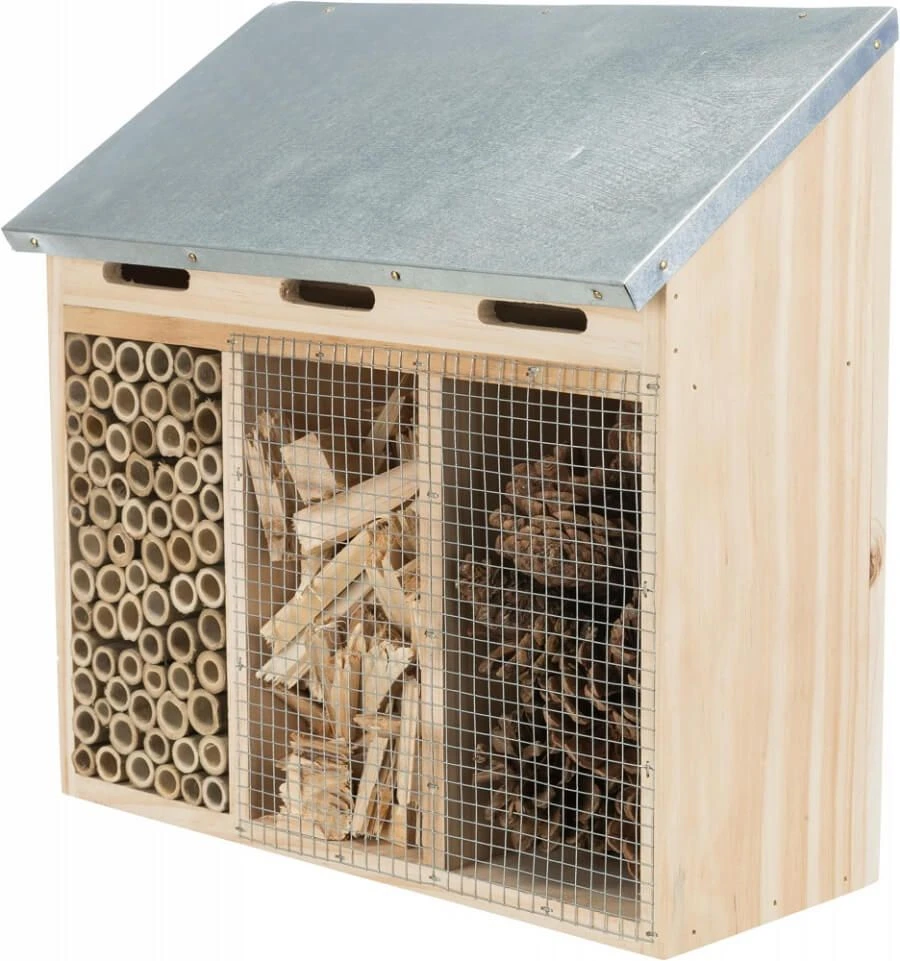 Trixie Hôtel pour insectes 30 × 30 × 14 cm - Destockage Trixie Hôtel Pour Insectes 30 × 30 × 14 Cm - Destockage -Animaux Fourniture Magasin