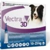 Vectra 3D Chien 10 à 25 Kg 3 Pipettes