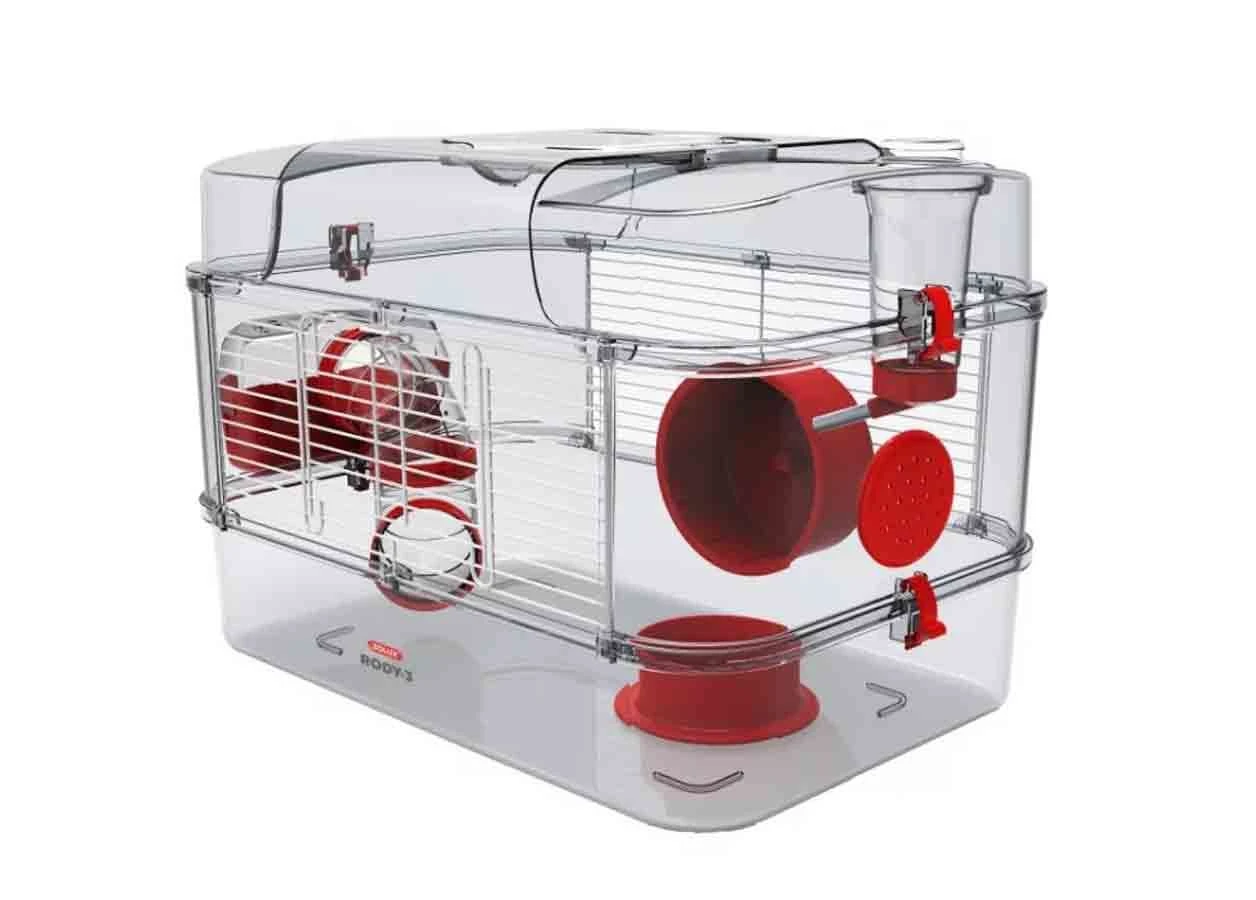 Zolux Cage RODY.3 Solo Rouge Zolux Cage RODY.3 Solo Rouge -Animaux Fourniture Magasin zolux cage rody.3 solo rouge