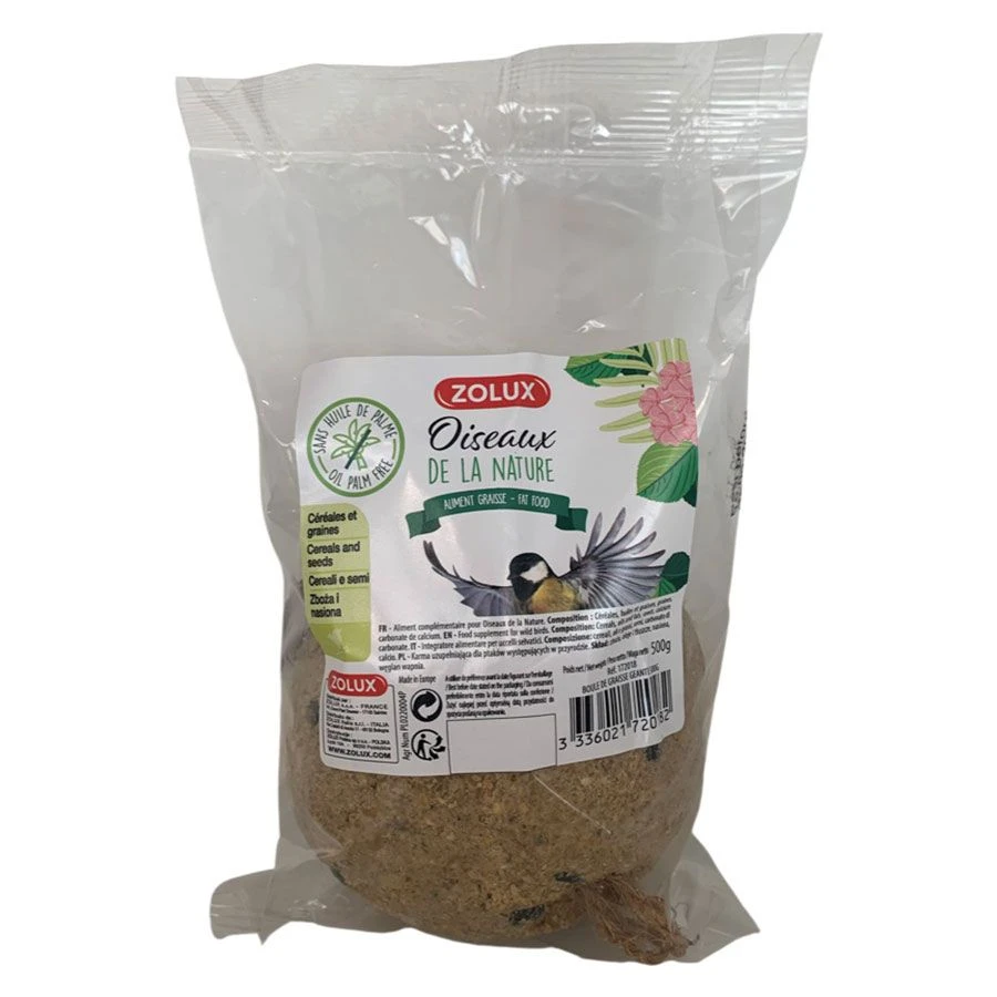 Zolux Boule de graisse géante 500 g Zolux Boule De Graisse Géante 500 G -Animaux Fourniture Magasin